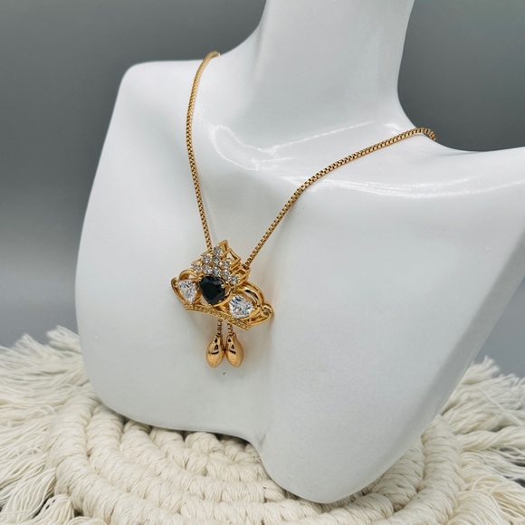 Crown Necklace 18K laminated gold - Picture 2 of 5